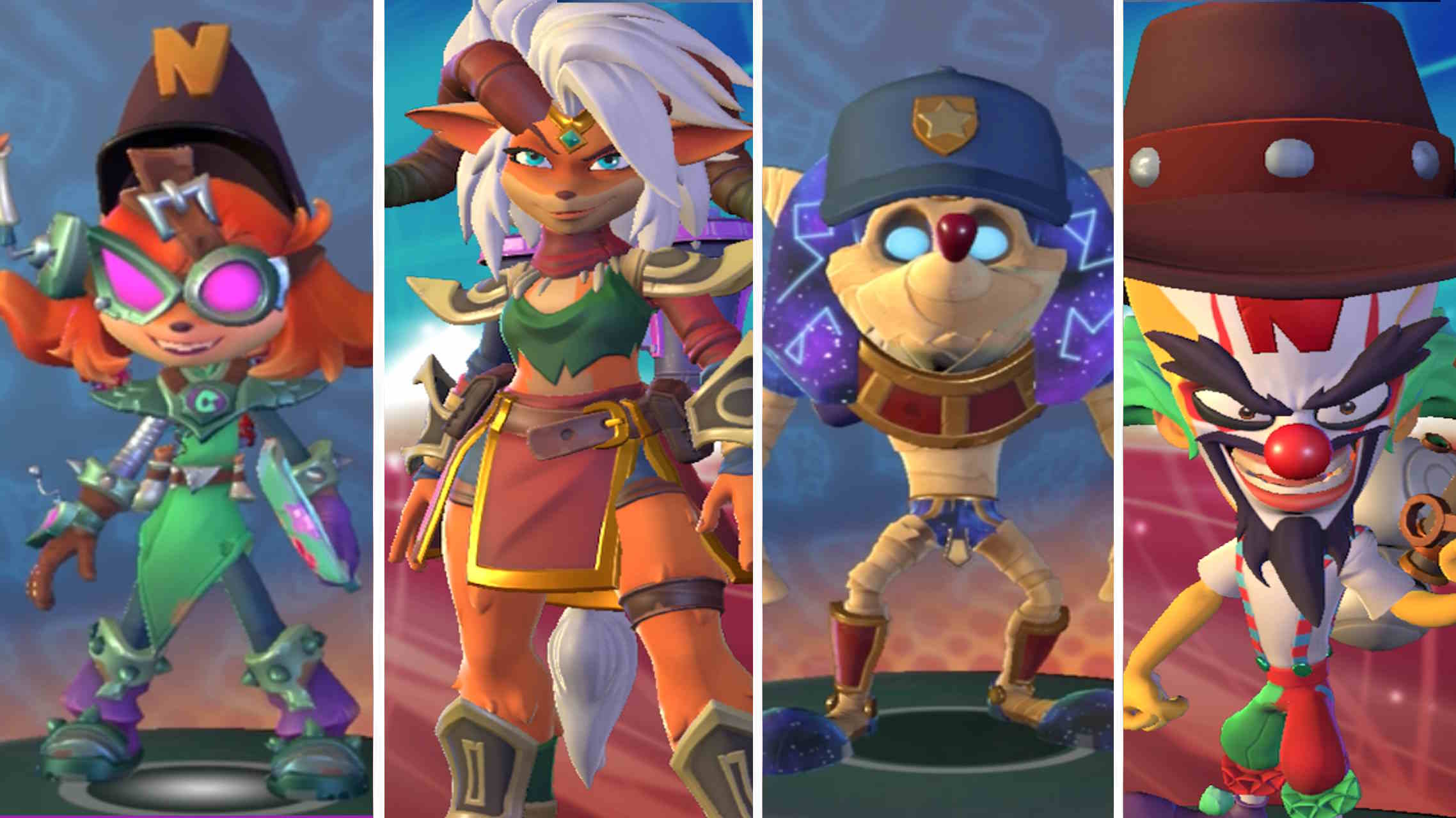 Crash Team Rumble uno sguardo in video a tutte le skin del Battlepass