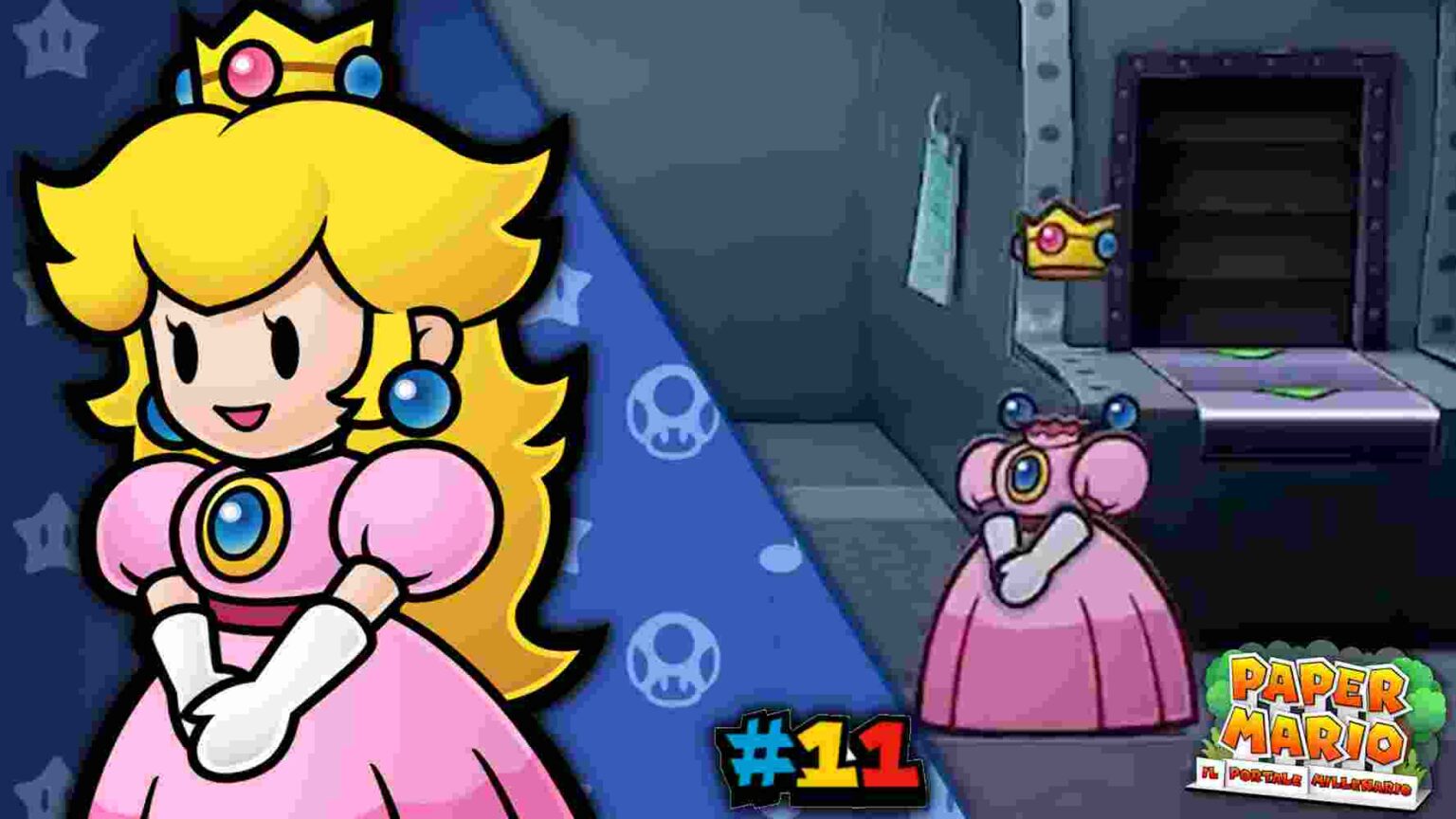 Paper Mario: Il Portale Millenario (Ep11) Peach nuda e invisibile con